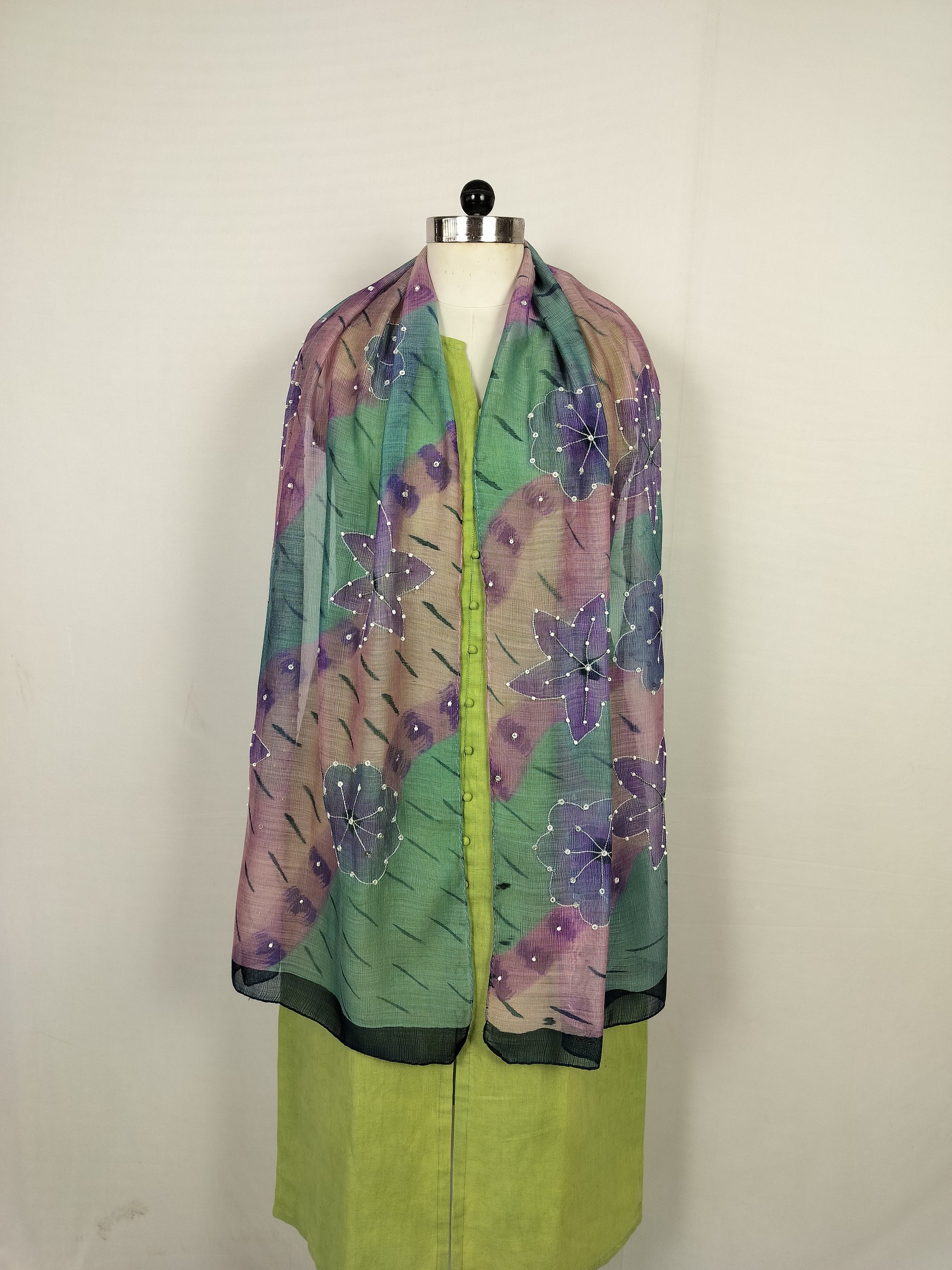 Silk Wool Embroidery