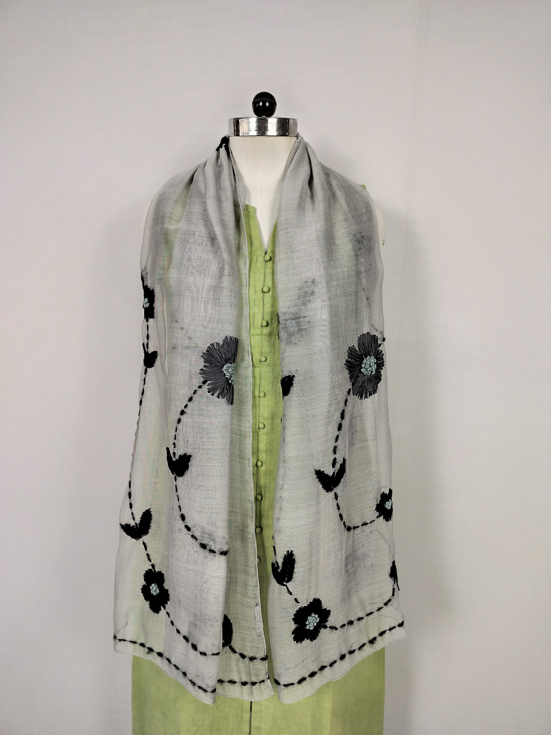 Silk Wool Embroidery